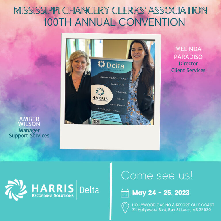 Come see us at the Mississippi Chancery Clerks’ Association 100th Annual Convention!